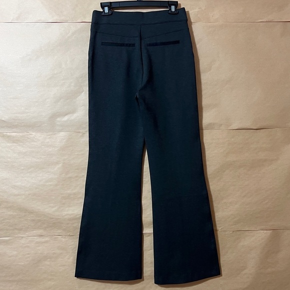 Spanx | NWT SPANXsmooth PerfectFit Ponte Flare Pants High Rise Charcoal Size L - Picture 7 of 11